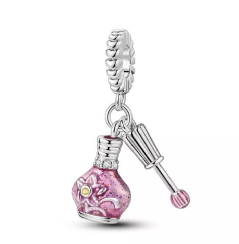 Přívěsek lak na nehty ze stříbra charm