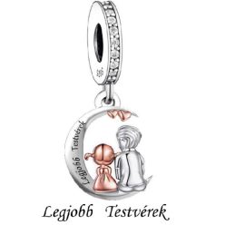 Nejlepší sourozenci stříbrný přívěsek charm