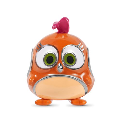 Stříbrný přívěsek Oranžový Angry Bird