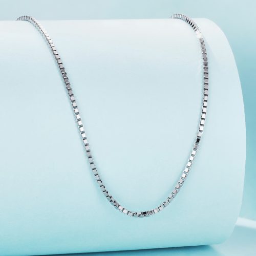 Nastavitelný elegantní stříbrný náhrdelník 40-45 cm