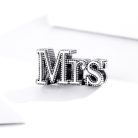 Stříbrný "Mrs." charm