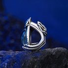 Stříbrné dračí oko charm